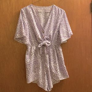 Shein Purple Romper